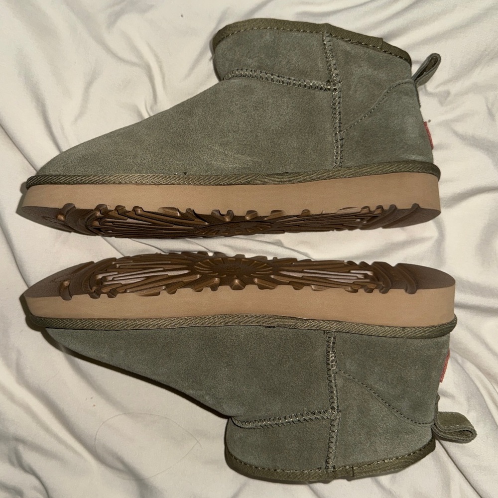 UGG Women's Green Classic Ultra Mini Boot